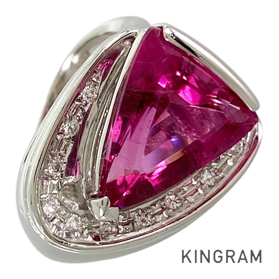 Ring Platinum Pink Tourmaline