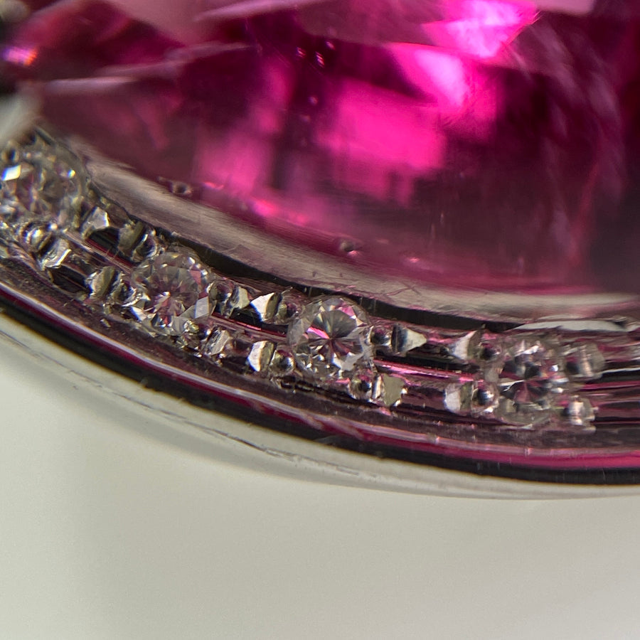 Ring Platinum Pink Tourmaline