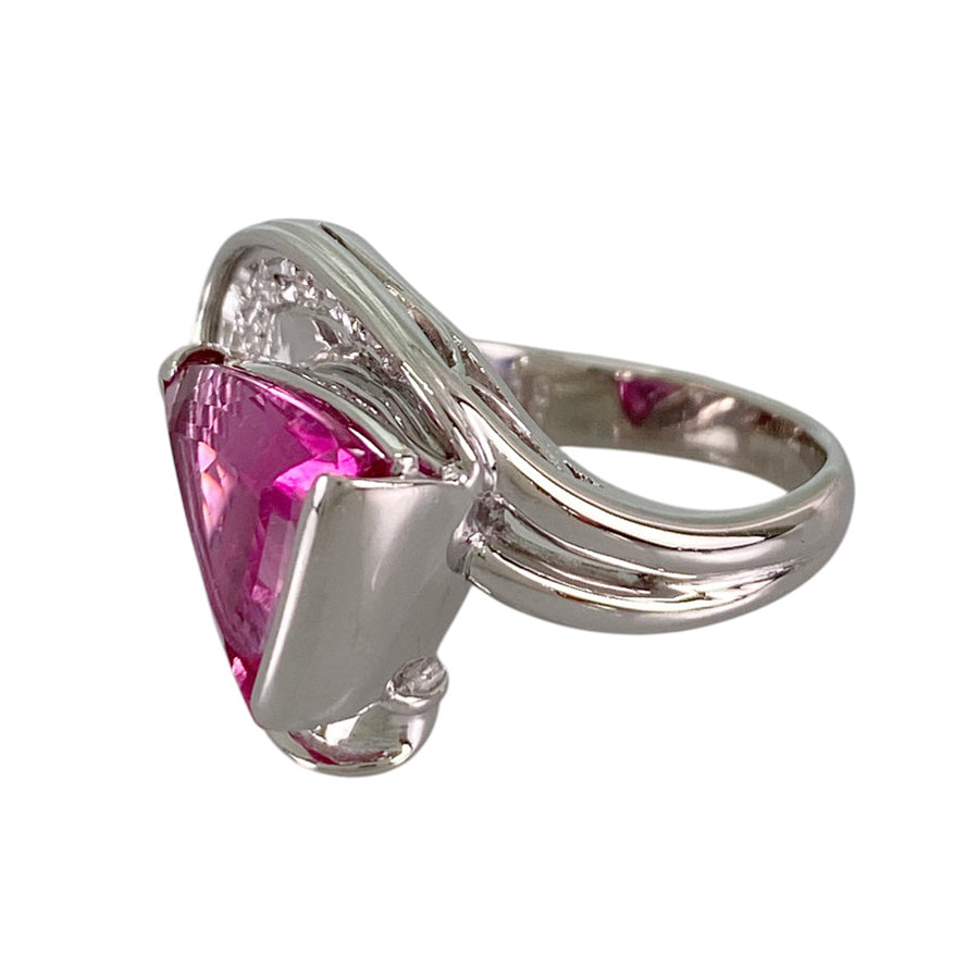 Ring Platinum Pink Tourmaline