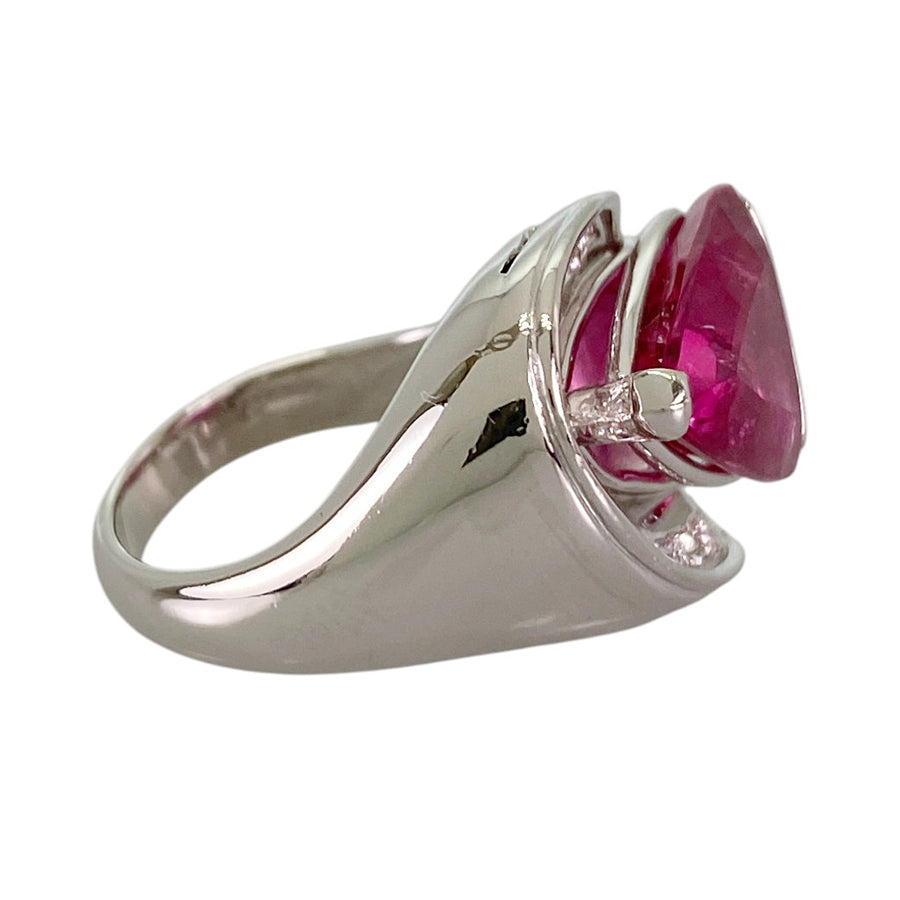 Ring Platinum Pink Tourmaline
