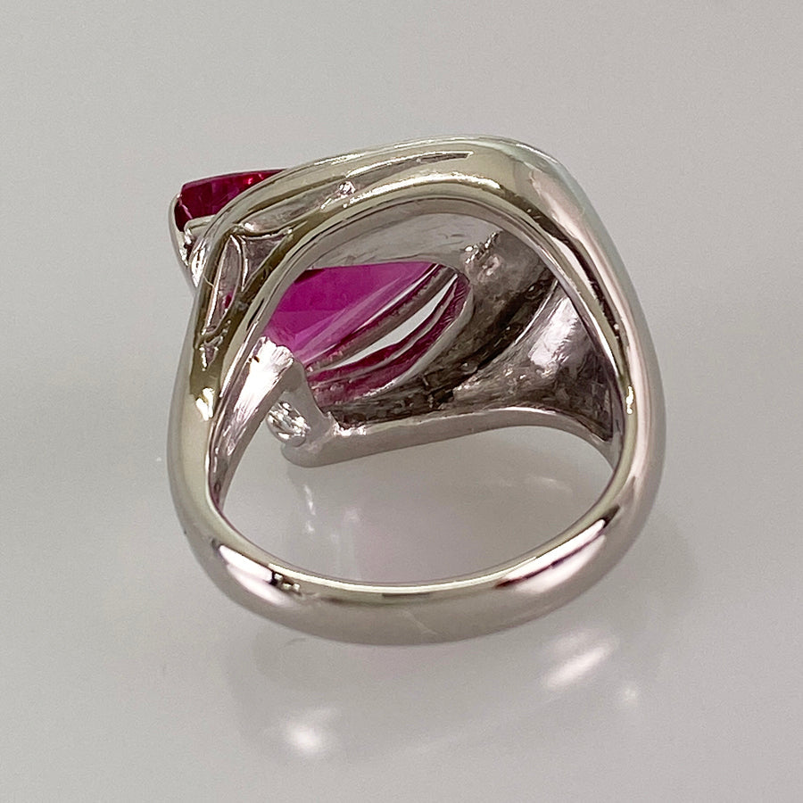 Ring Platinum Pink Tourmaline