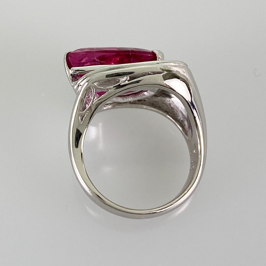 Ring Platinum Pink Tourmaline