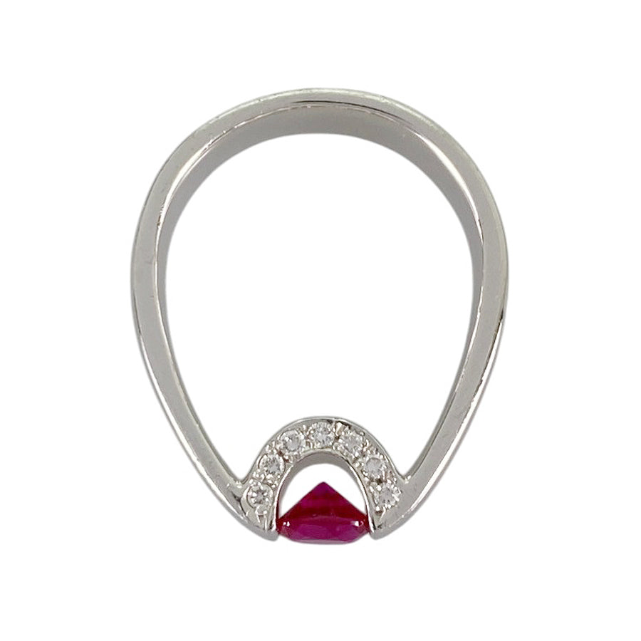 Ring Platinum Ruby
