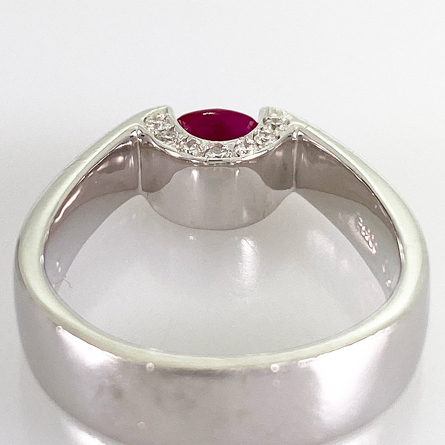 Ring Platinum Ruby