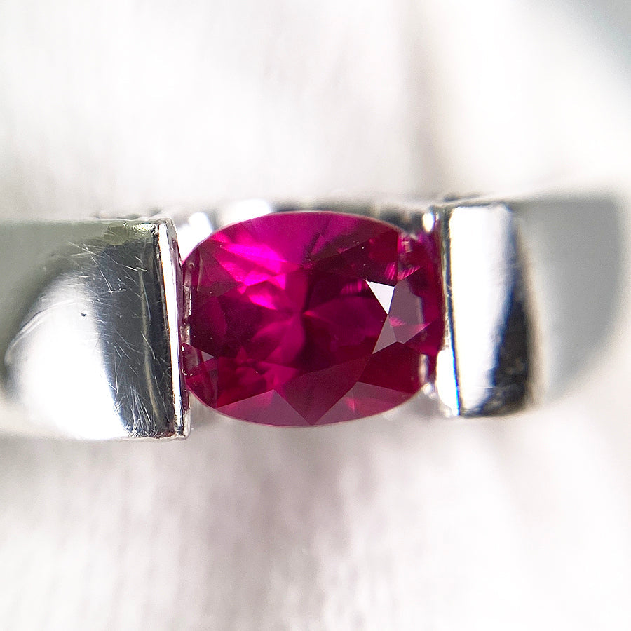 Ring Platinum Ruby