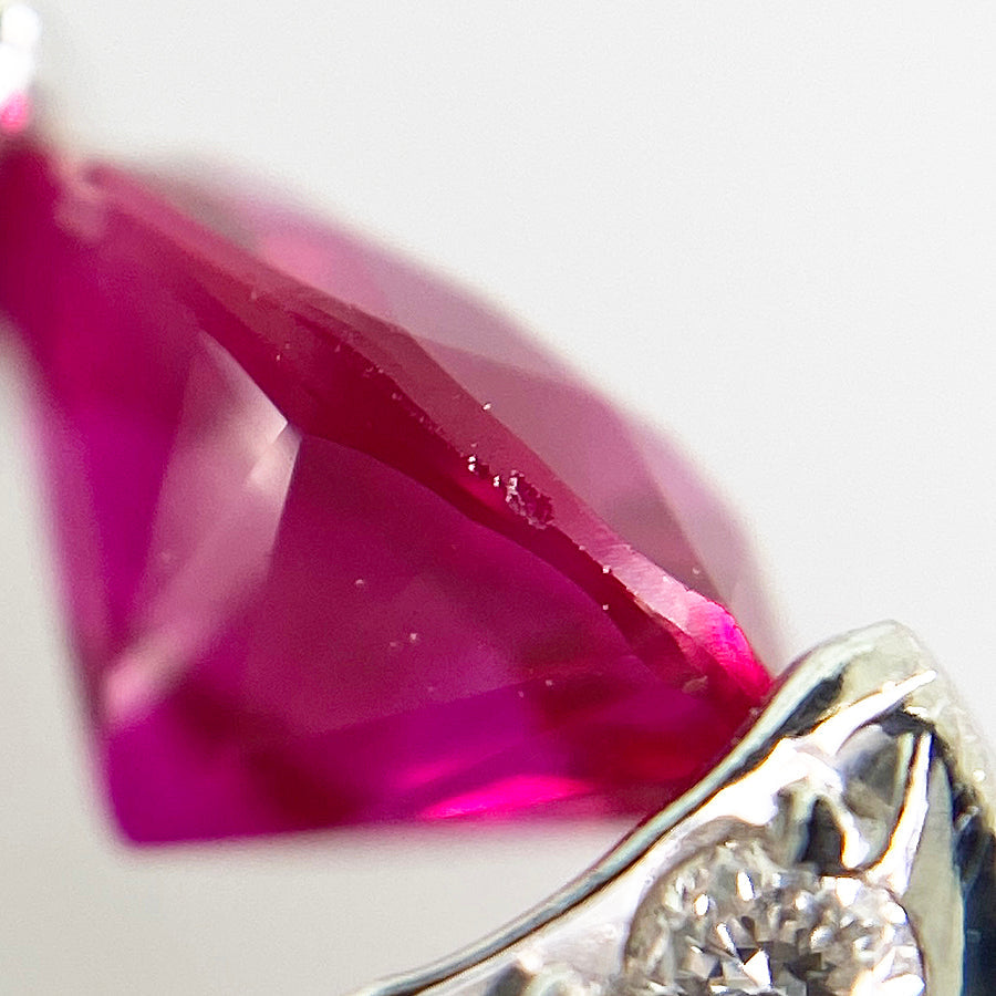 Ring Platinum Ruby