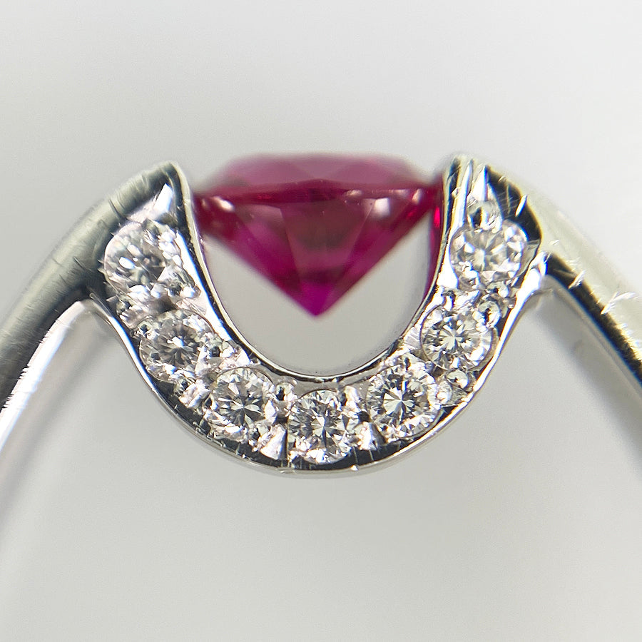 Ring Platinum Ruby