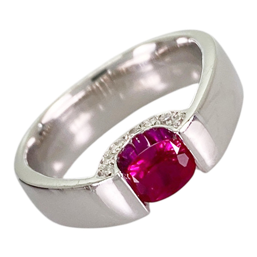 Ring Platinum Ruby
