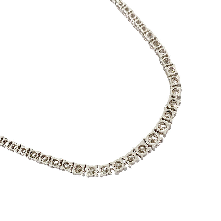 Tennis necklace Platinum Diamond
