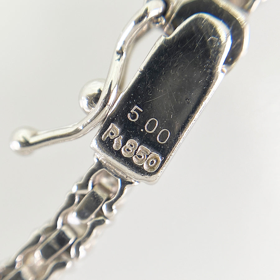 Tennis necklace Platinum Diamond