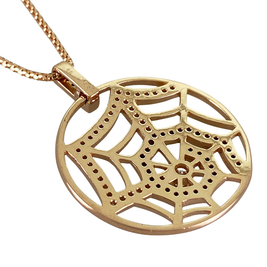 Necklace Rose gold Diamond