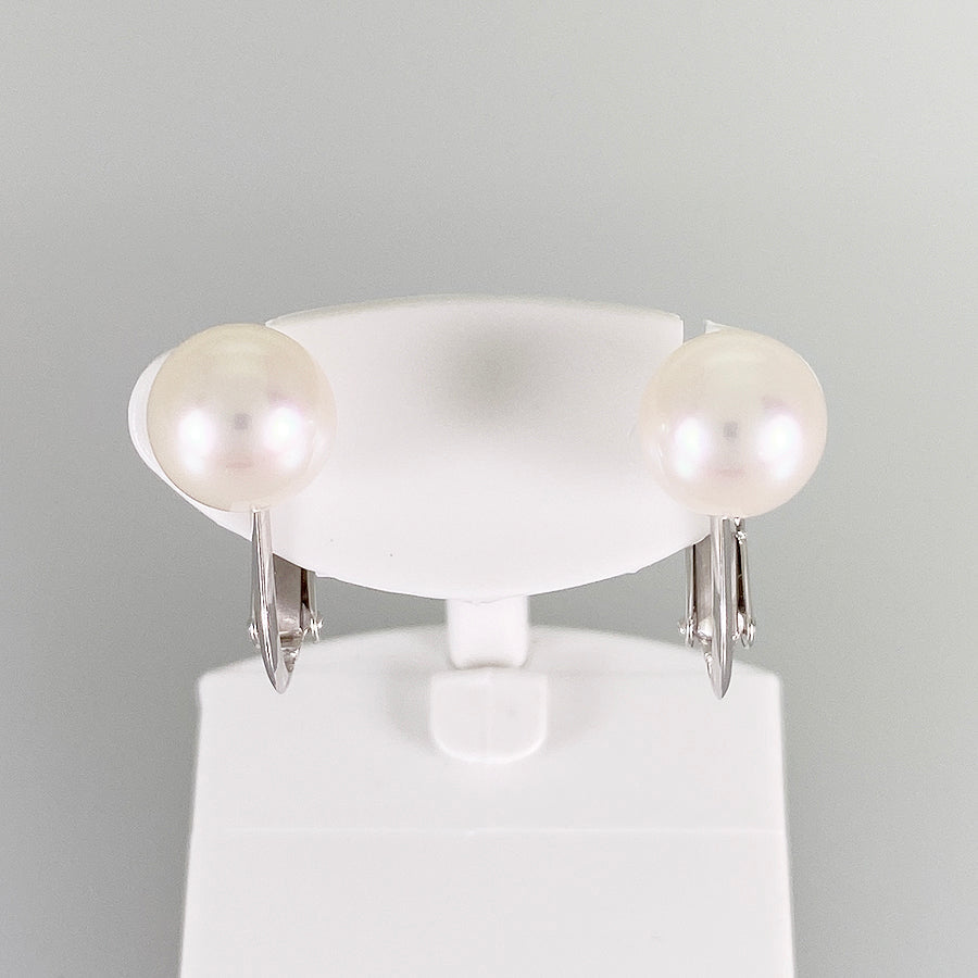 Necklace Silver White gold Akoya Pearl