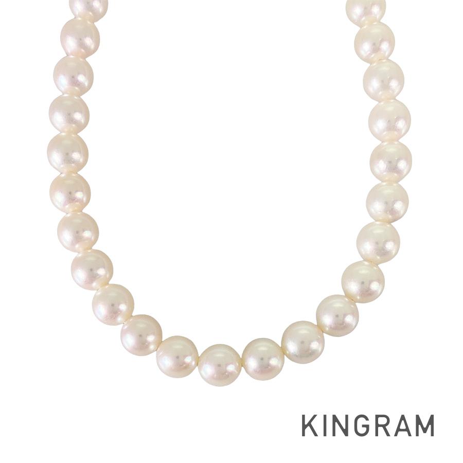 Necklace Yellow gold Akoya Pearl