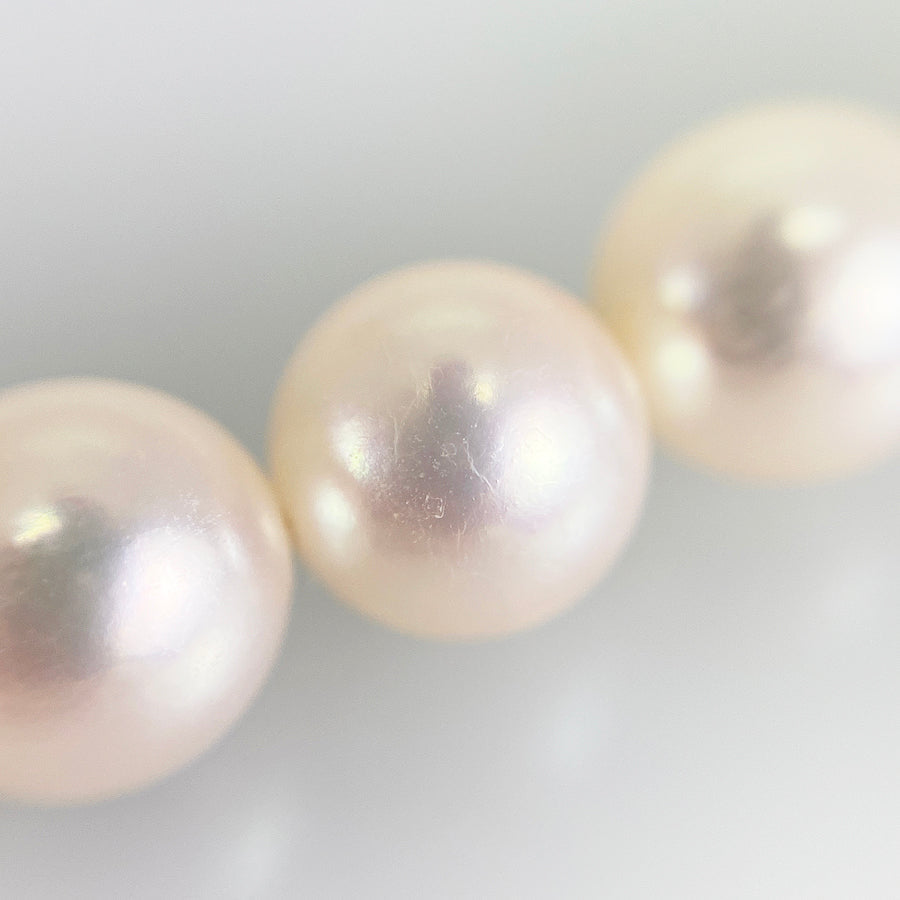 Necklace Yellow gold Akoya Pearl