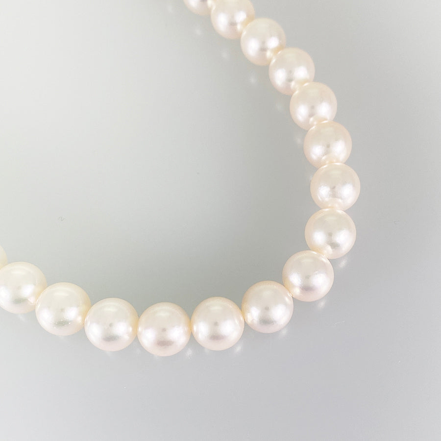 MIKIMOTO M charm Necklace