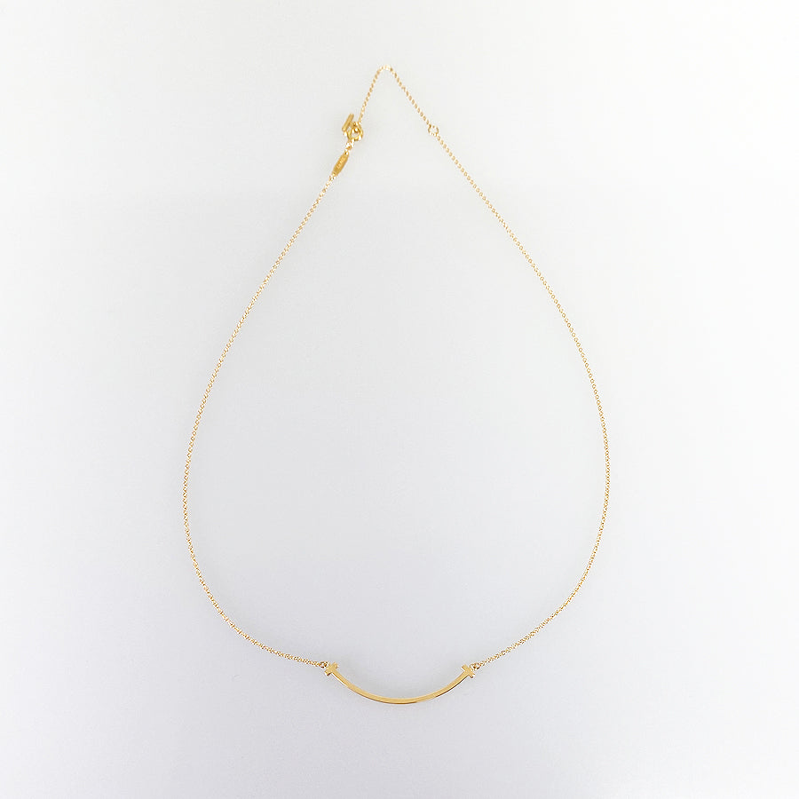 TIFFANY&Co. T Smile Small Necklace
