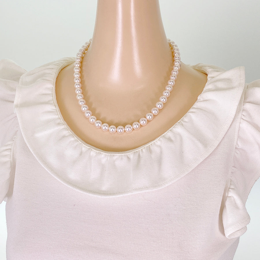 MIKIMOTO M charm Necklace