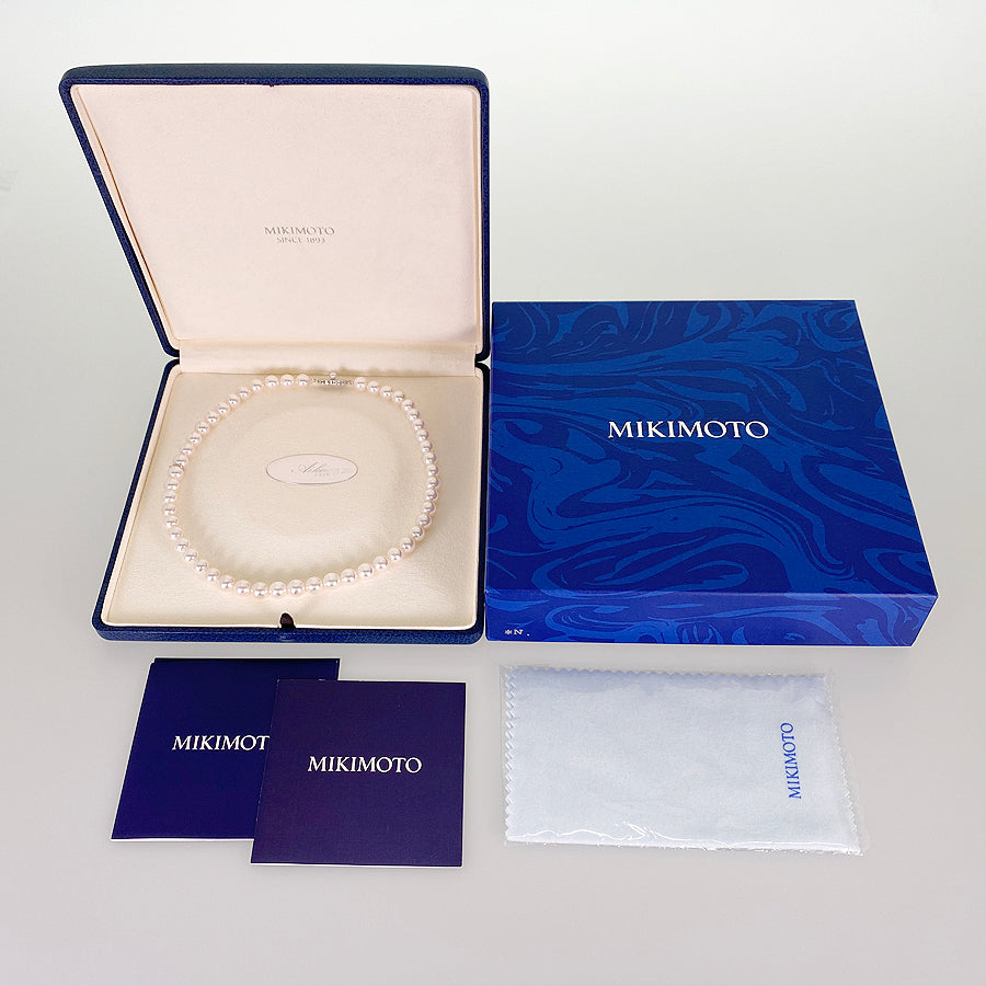 MIKIMOTO M charm Necklace