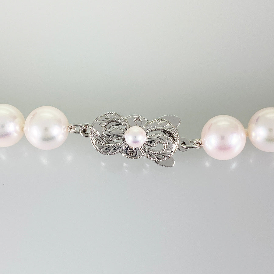 MIKIMOTO M charm Necklace