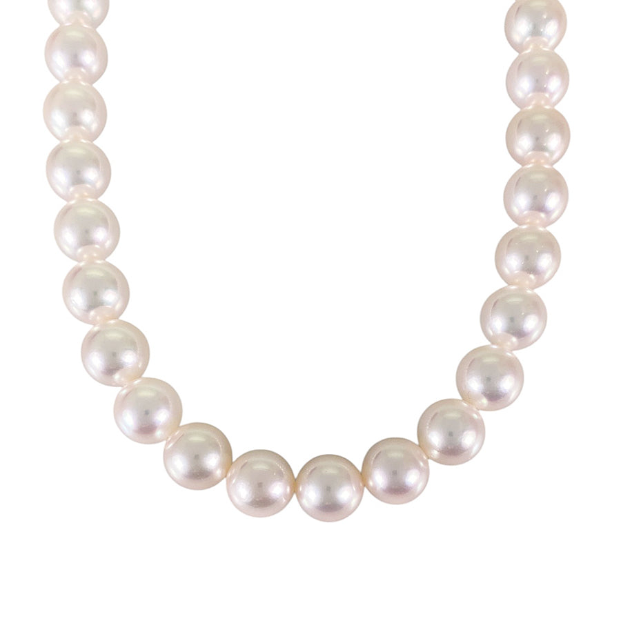 MIKIMOTO M charm Necklace