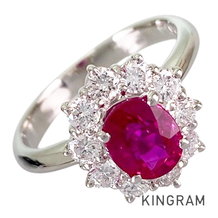 Ring Platinum Ruby