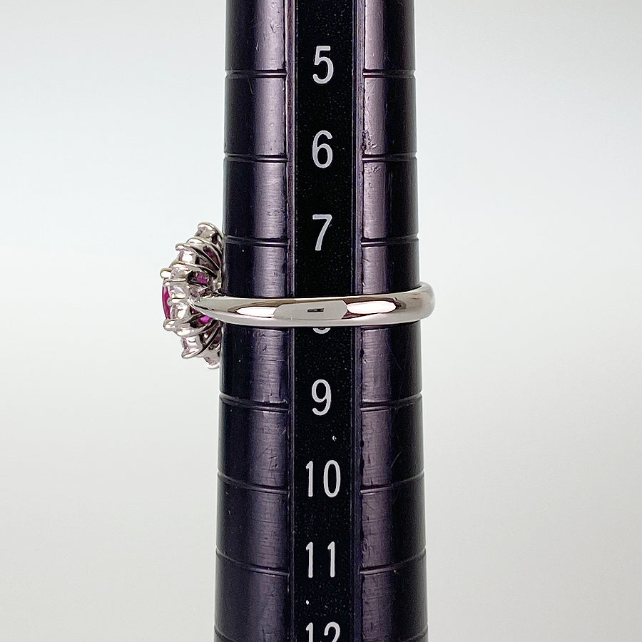 Ring Platinum Ruby