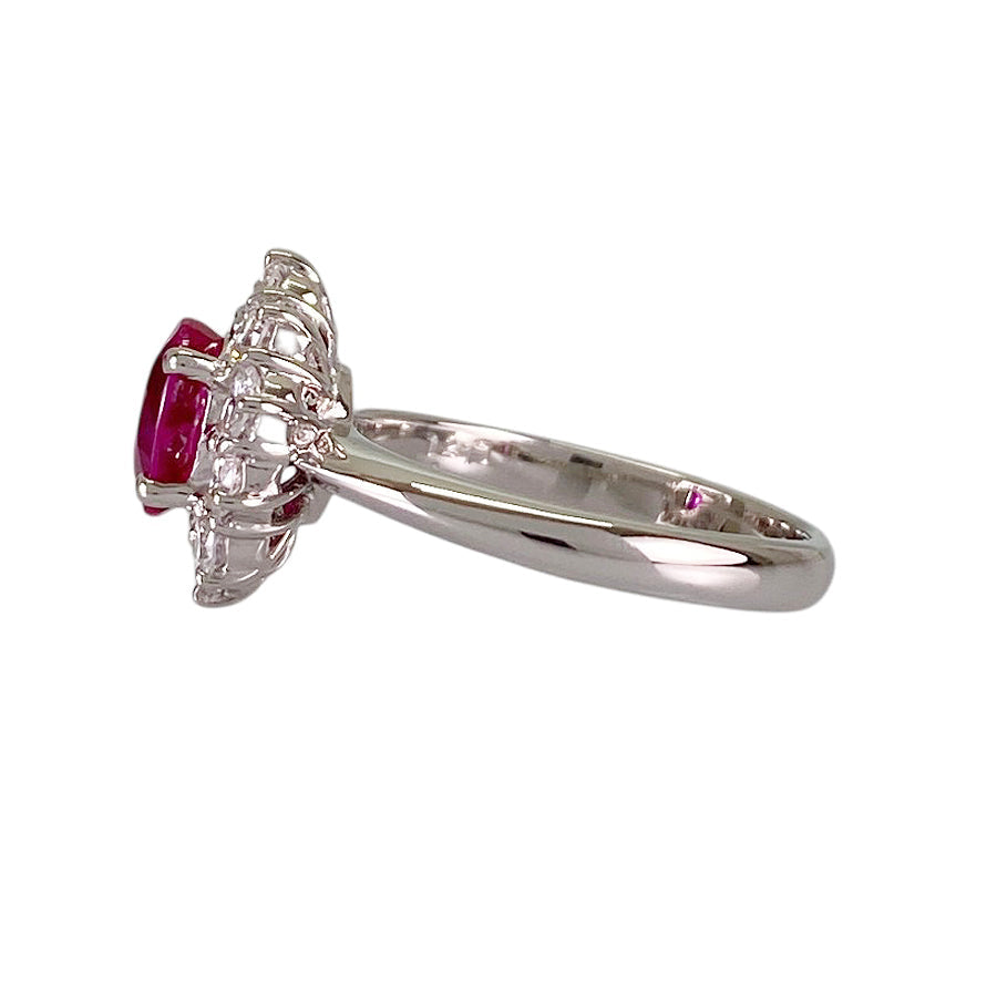 Ring Platinum Ruby