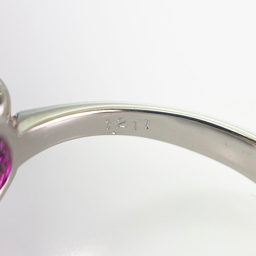 Ring Platinum Ruby