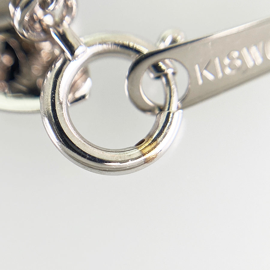 Necklace White gold Sapphire