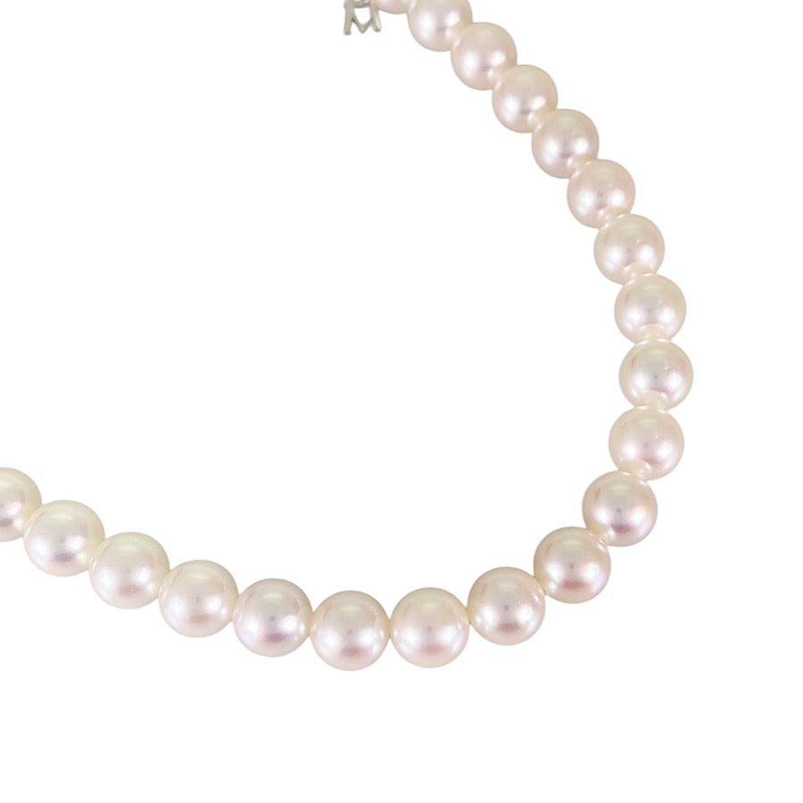 MIKIMOTO M charm Necklace
