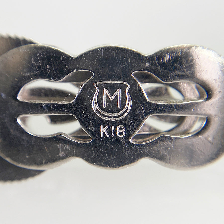 MIKIMOTO M charm Necklace