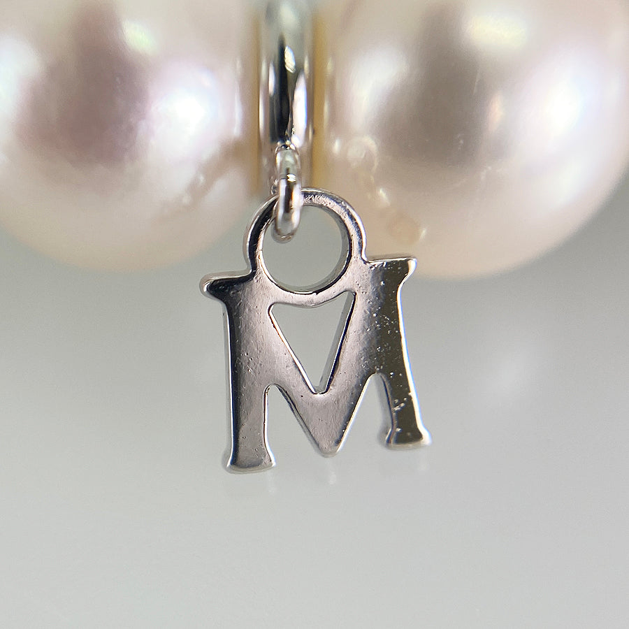 MIKIMOTO M charm Necklace