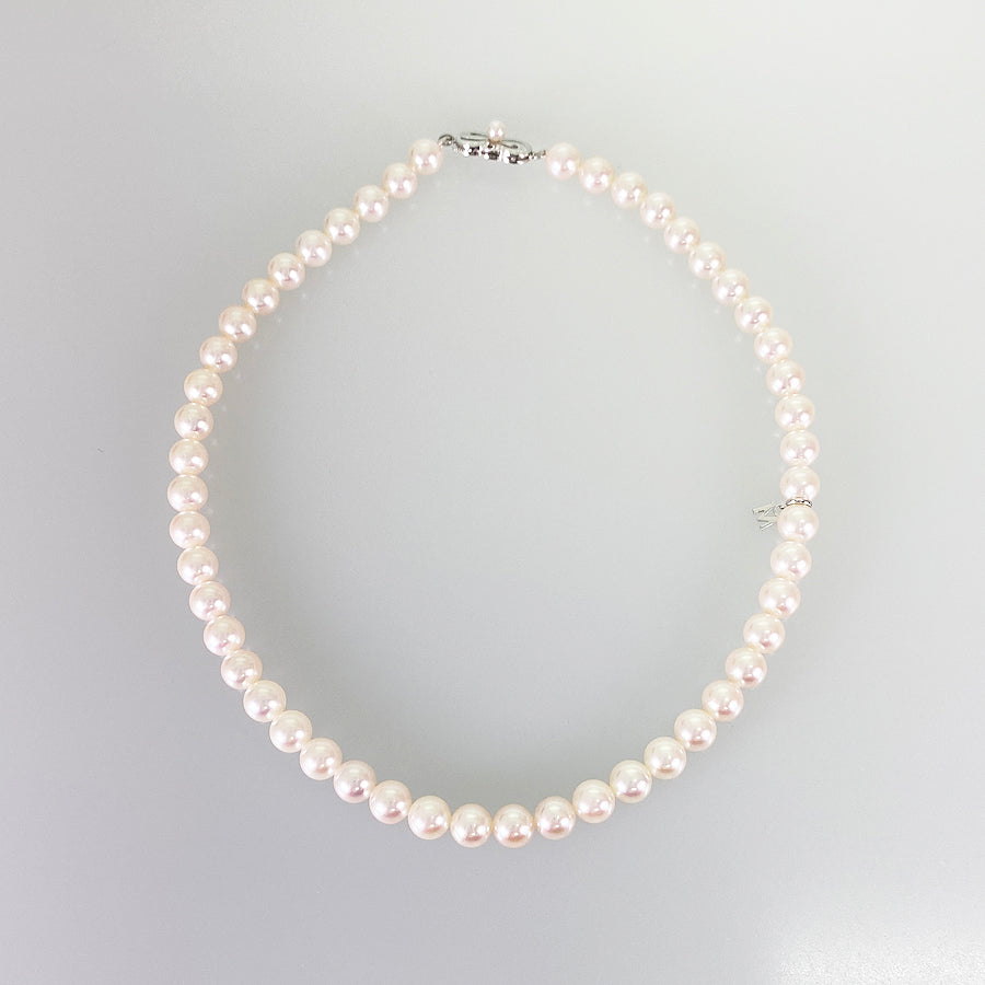 MIKIMOTO M charm Necklace