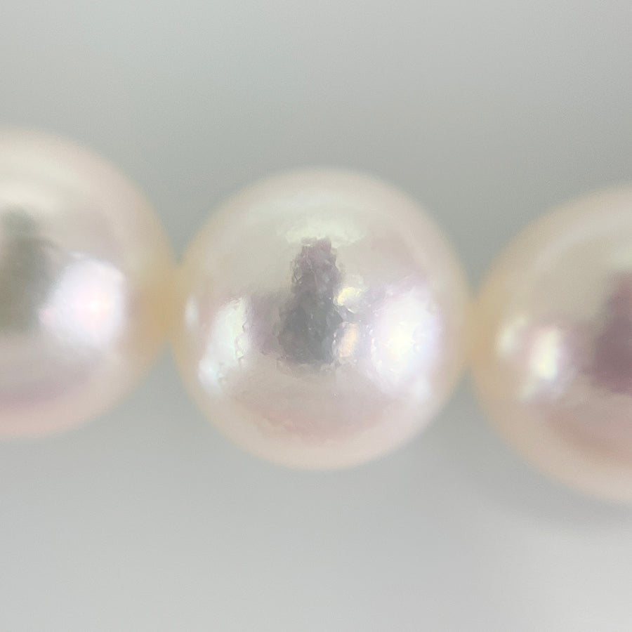 Necklace White gold Akoya Pearl