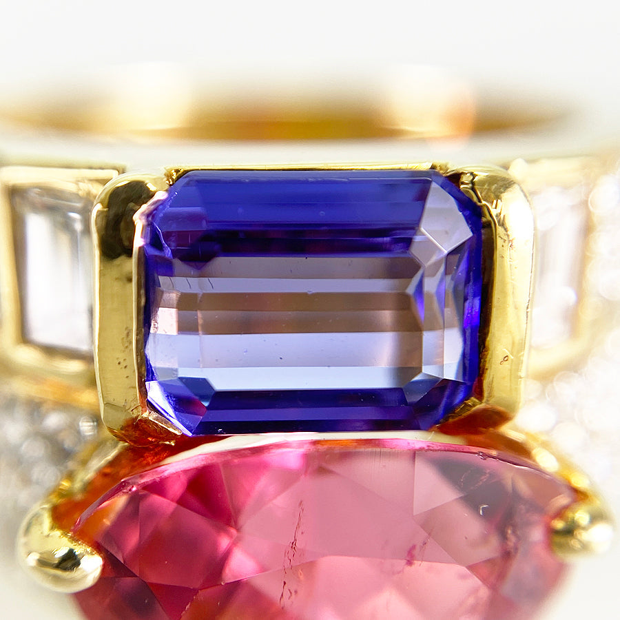 Ring Yellow gold Tanzanite