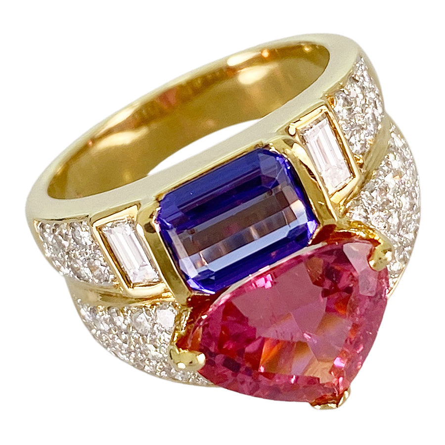 Ring Yellow gold Tanzanite