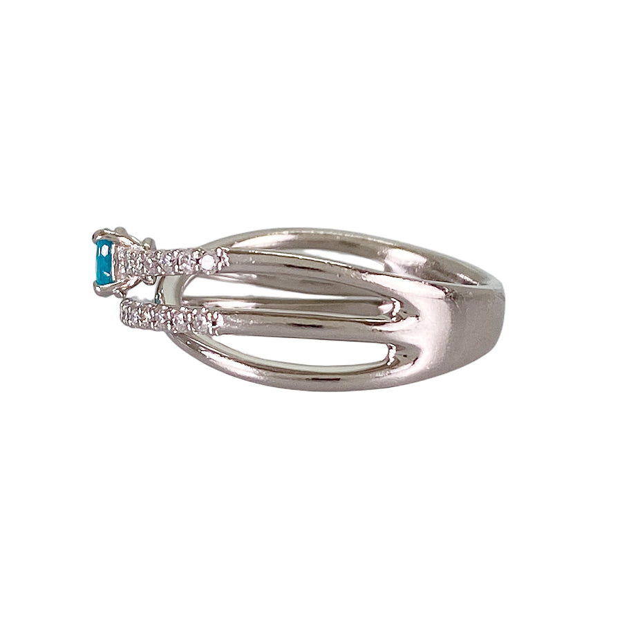Ring Platinum Paraiba Tourmaline