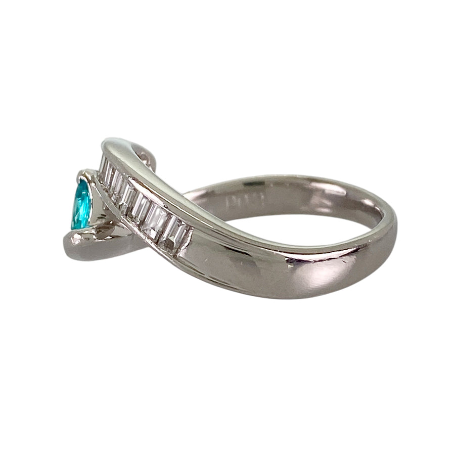 Ring Platinum Paraiba Tourmaline
