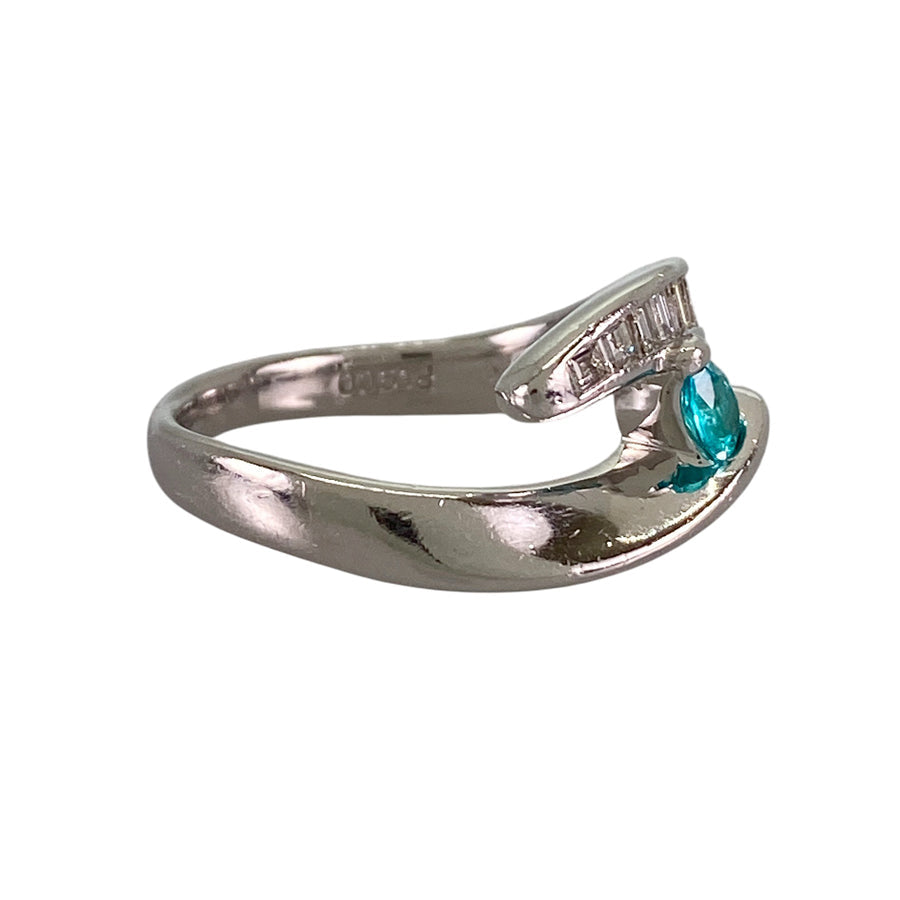 Ring Platinum Paraiba Tourmaline