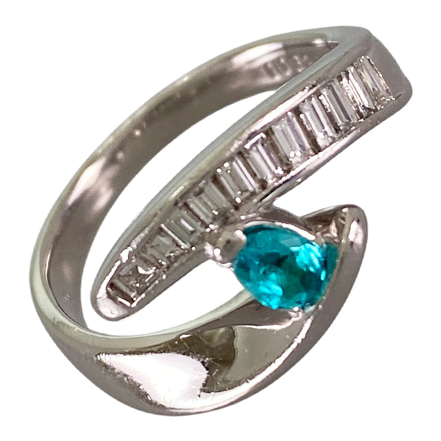 Ring Platinum Paraiba Tourmaline