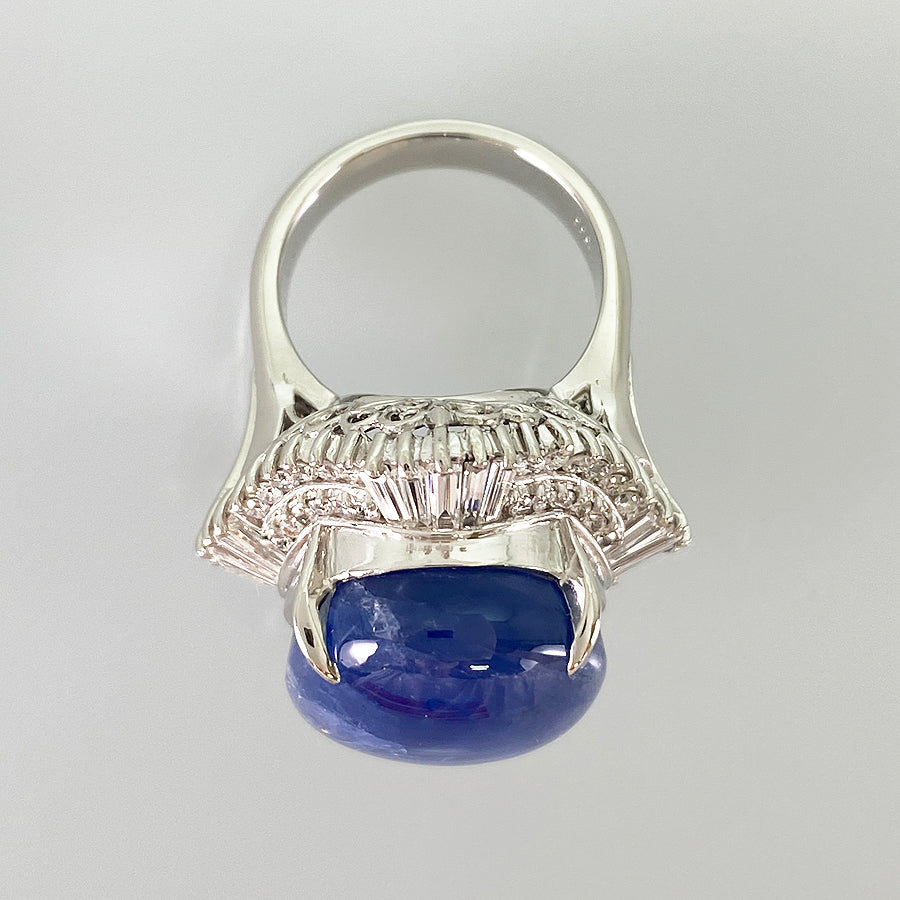 Ring Platinum Star Sapphire