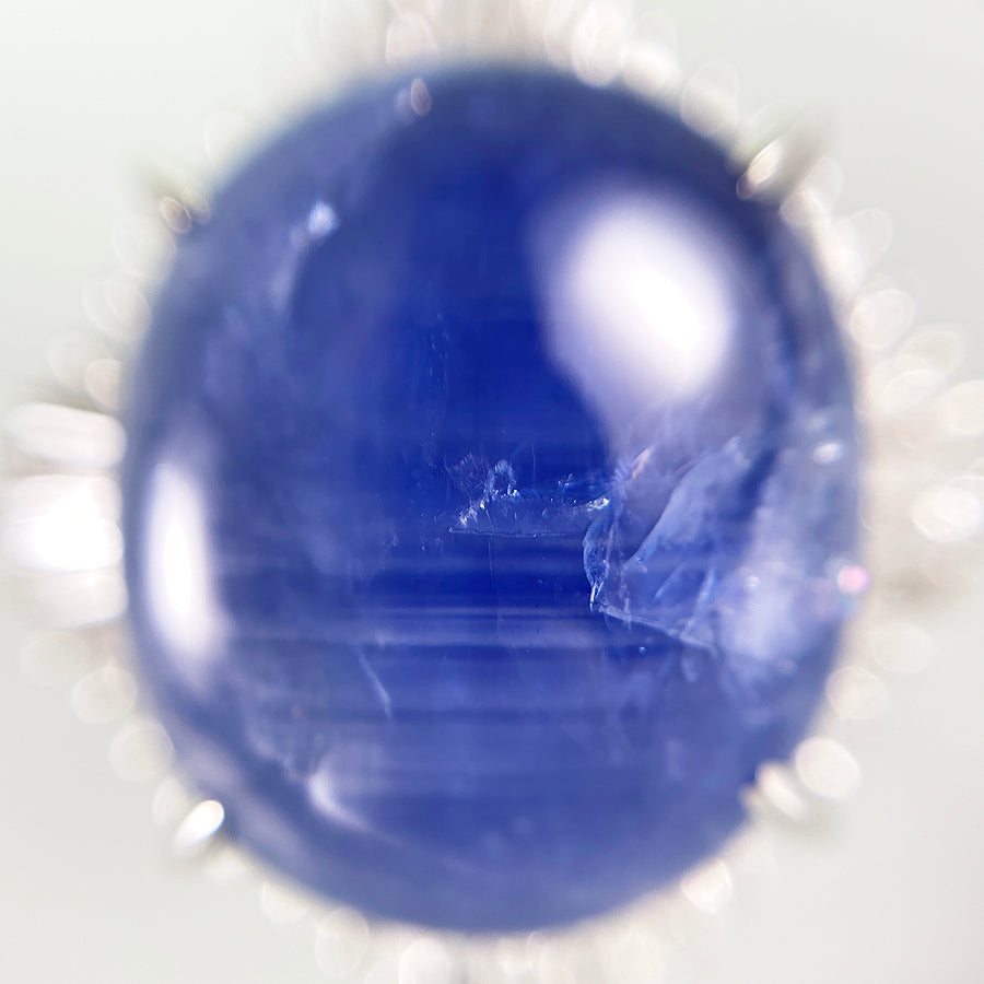 Ring Platinum Star Sapphire