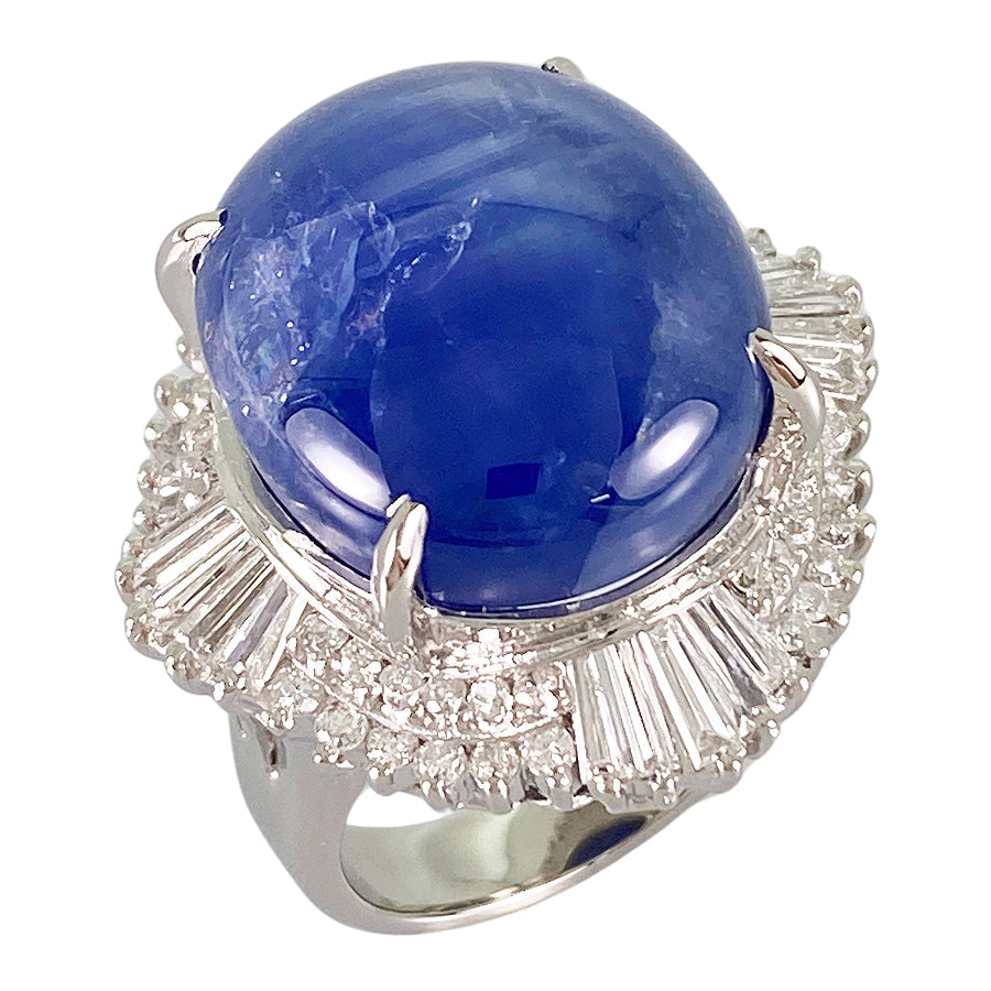 Ring Platinum Star Sapphire