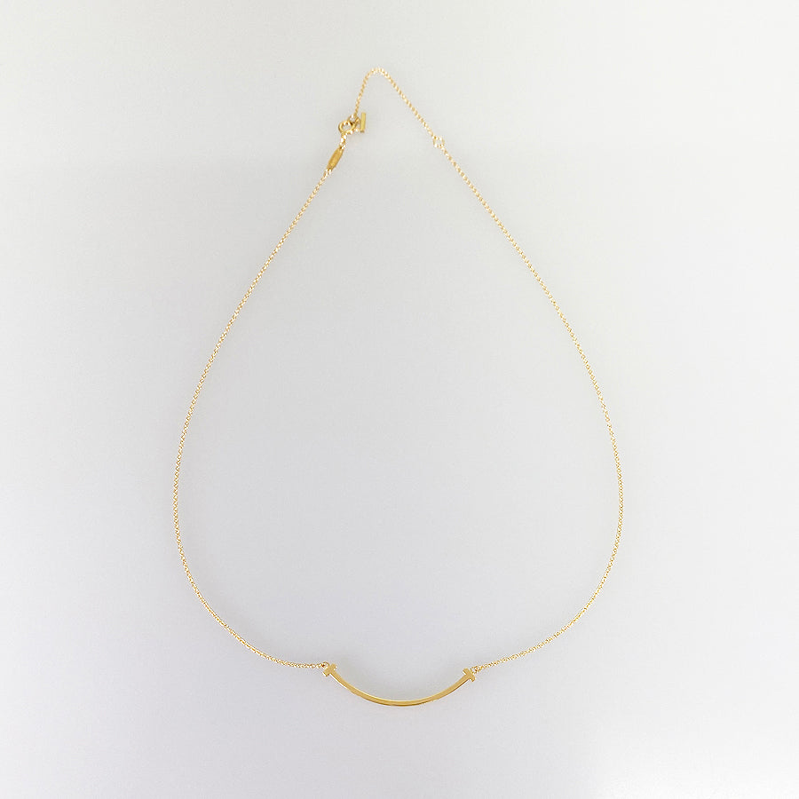 TIFFANY&Co. T Smile Small Necklace