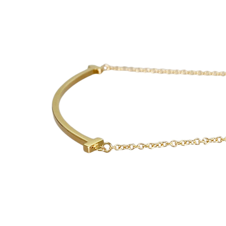 TIFFANY&Co. T Smile Small Necklace
