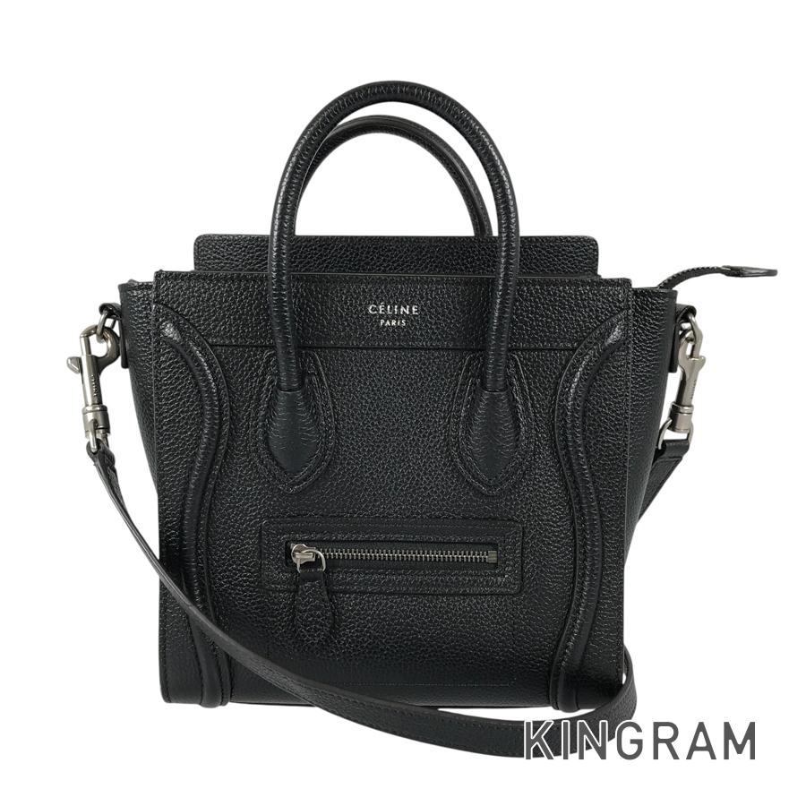 CELINE Luggage Nano Shopper Hand bag