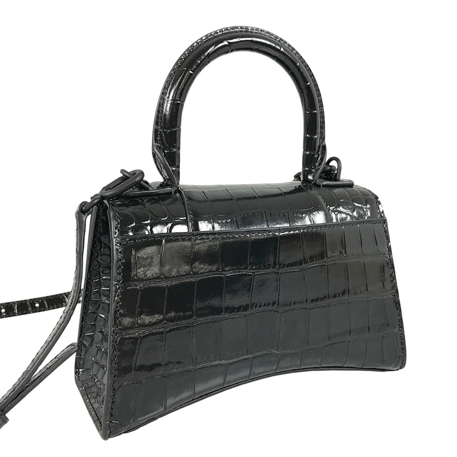 BALENCIAGA Hourglass XS 592833 1LR67 1000 Hand bag