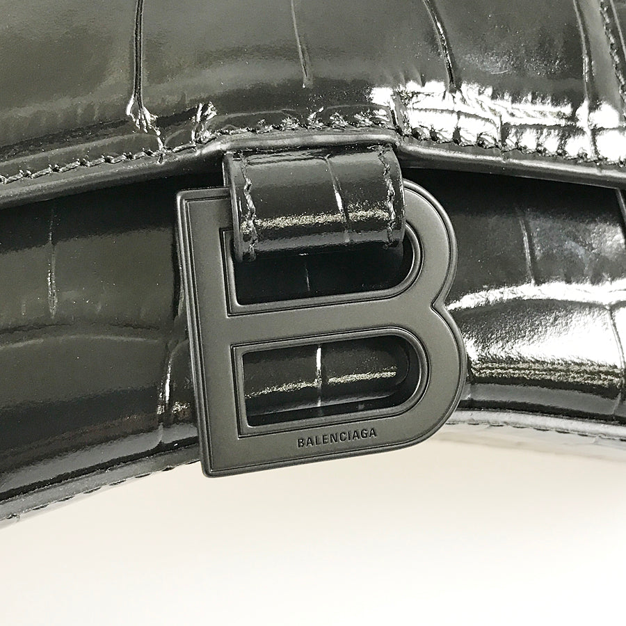 BALENCIAGA Hourglass XS 592833 1LR67 1000 Hand bag