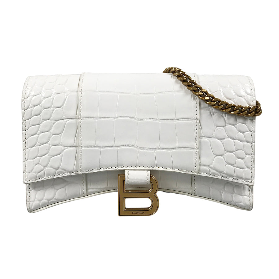 BALENCIAGA Hourglass 656050 1LRGM 6419 Wallet bag