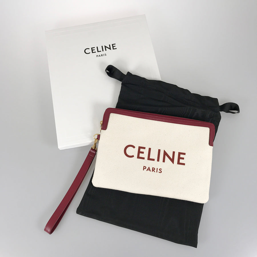 CELINE Small pouch with strap 10J502ECW.02IN Clutch bag